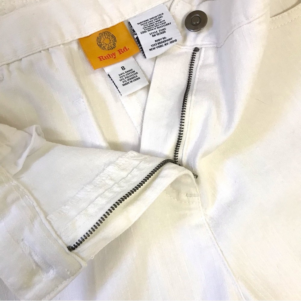 Ruby Rd. White Jeans - Picture 11 of 12